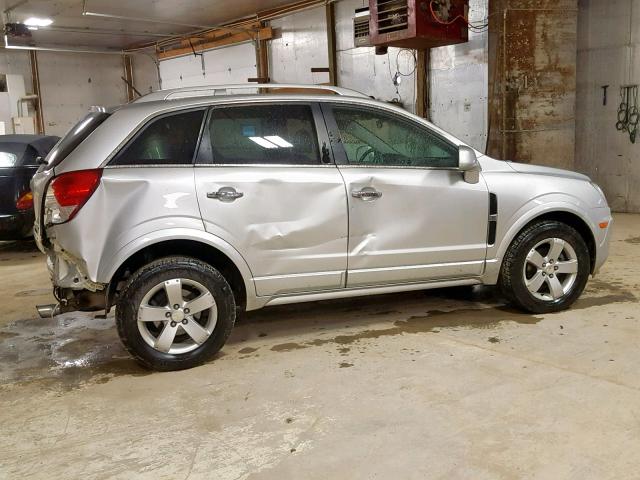 3GNAL3E50CS639274 - 2012 CHEVROLET CAPTIVA SP SILVER photo 9