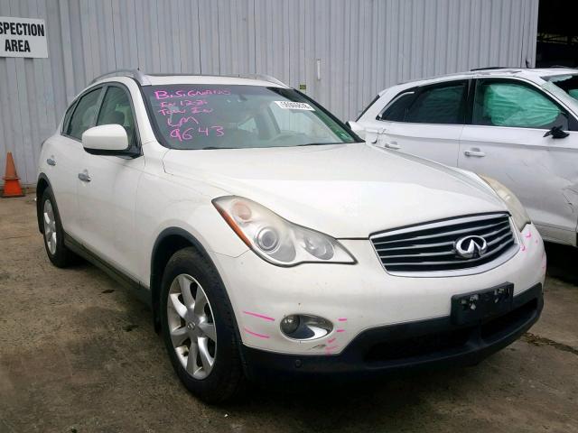 JN1AJ0HR7AM755695 - 2010 INFINITI EX35 BASE WHITE photo 1