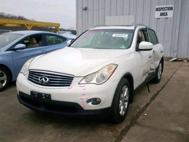 JN1AJ0HR7AM755695 - 2010 INFINITI EX35 BASE WHITE photo 2