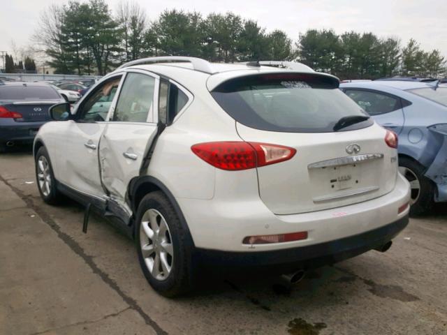 JN1AJ0HR7AM755695 - 2010 INFINITI EX35 BASE WHITE photo 3