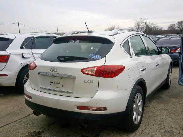 JN1AJ0HR7AM755695 - 2010 INFINITI EX35 BASE WHITE photo 4
