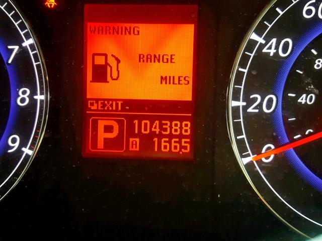 JN1AJ0HR7AM755695 - 2010 INFINITI EX35 BASE WHITE photo 8