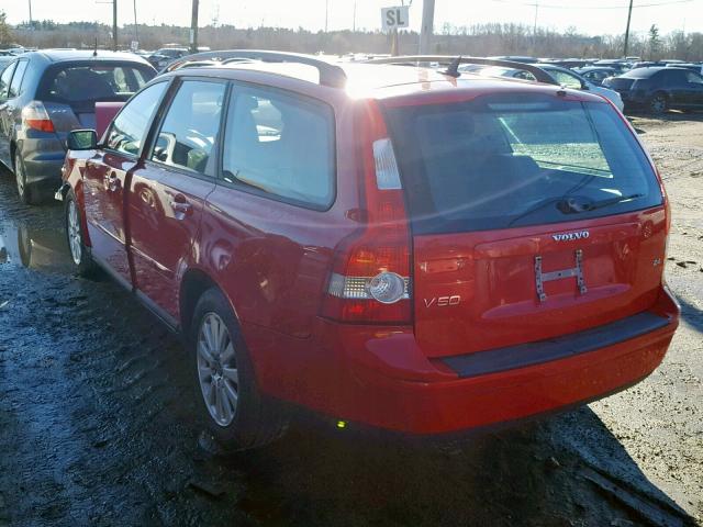 YV1MW390052051122 - 2005 VOLVO V50 2.4I RED photo 3