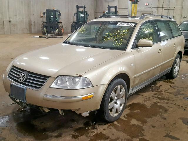 WVWYH63B52E330248 - 2002 VOLKSWAGEN PASSAT GLX 金色 照片 2