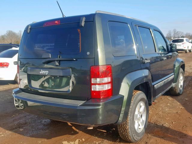 1J4PN2GK5BW515279 - 2011 JEEP LIBERTY SP GREEN photo 4