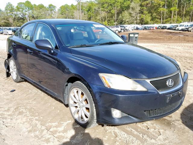 JTHCK262X82022159 - 2008 LEXUS IS 250 BLUE photo 1