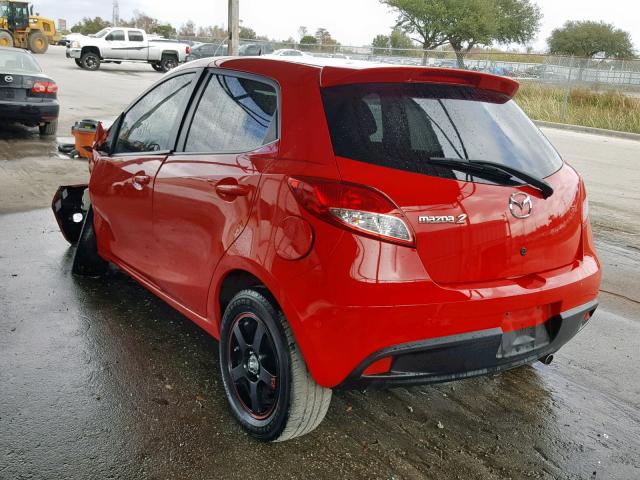 JM1DE1LY4E0176633 - 2014 MAZDA MAZDA2 TOU RED photo 3