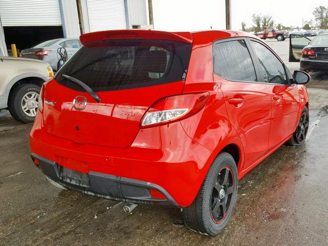 JM1DE1LY4E0176633 - 2014 MAZDA MAZDA2 TOU RED photo 4