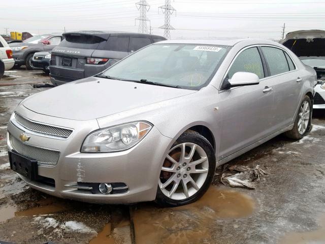 1G1ZK57728F290647 - 2008 CHEVROLET MALIBU LTZ SILVER photo 2