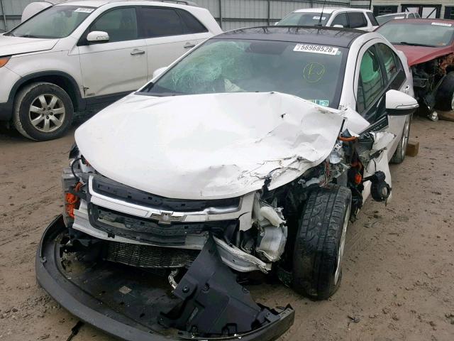 1G1RA6E4XCU123099 - 2012 CHEVROLET VOLT WHITE photo 2