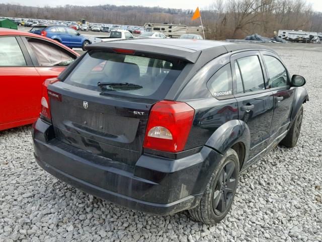 1B3HB48B67D542881 - 2007 DODGE CALIBER SX BLACK photo 4