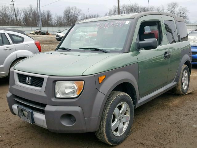 5J6YH17605L012032 - 2005 HONDA ELEMENT EX GREEN photo 2