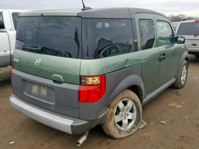 5J6YH17605L012032 - 2005 HONDA ELEMENT EX GREEN photo 4