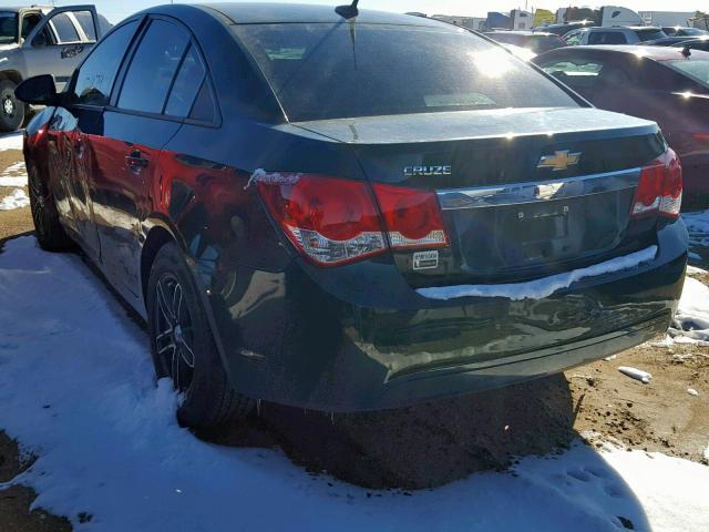 1G1PA5SH8E7450093 - 2014 CHEVROLET CRUZE LS GREEN photo 3