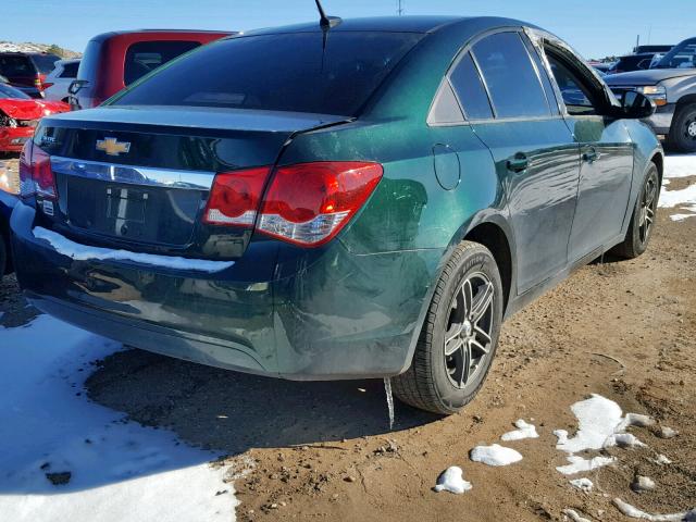 1G1PA5SH8E7450093 - 2014 CHEVROLET CRUZE LS GREEN photo 4