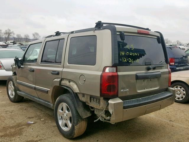 1J8HG48K66C214681 - 2006 JEEP COMMANDER Qəhvəyi foto 3