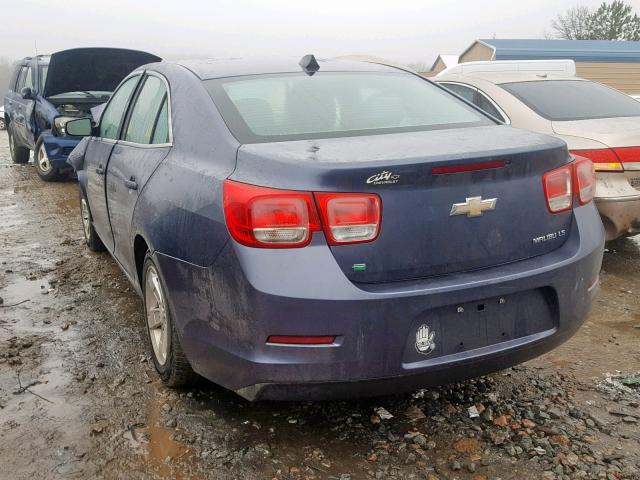 1G11B5SL4EF253483 - 2014 CHEVROLET MALIBU LS BLUE photo 3