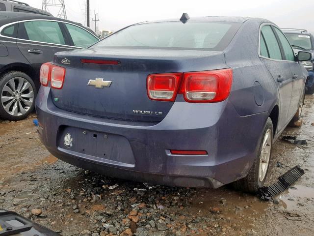 1G11B5SL4EF253483 - 2014 CHEVROLET MALIBU LS BLUE photo 4