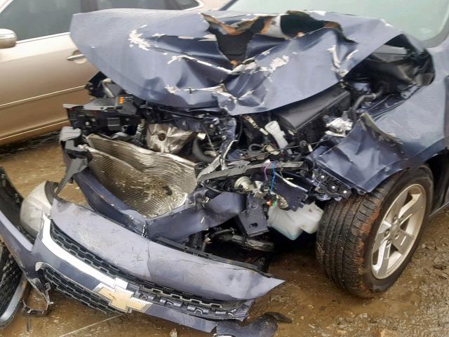 1G11B5SL4EF253483 - 2014 CHEVROLET MALIBU LS BLUE photo 9