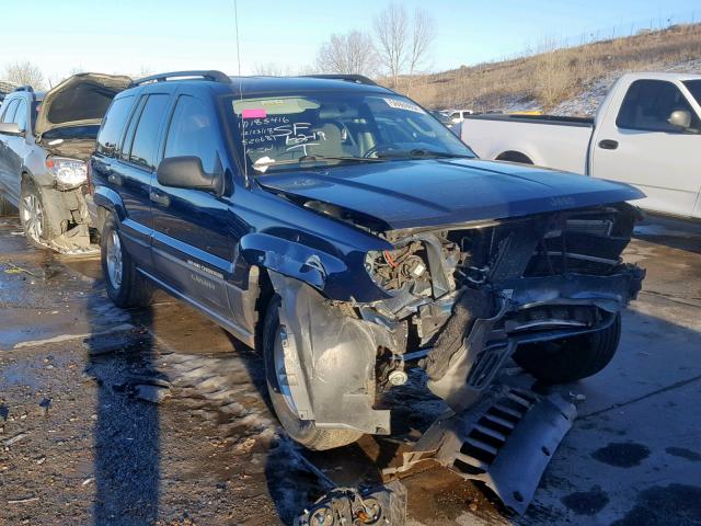 1J4GW48N53C520681 - 2003 JEEP GRAND CHER BLUE photo 1