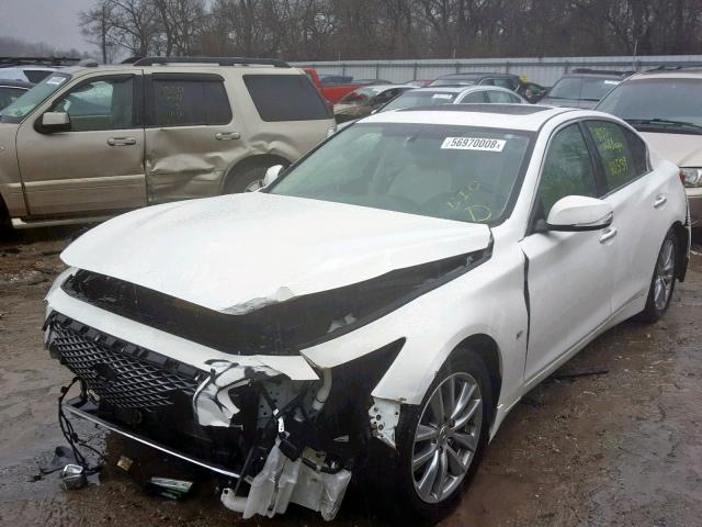 JN1BV7AP2EM681344 - 2014 INFINITI Q50 BASE WHITE photo 2