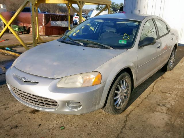 1C3EL46X13N598992 - 2003 CHRYSLER SEBRING LX SILVER photo 2