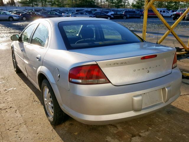 1C3EL46X13N598992 - 2003 CHRYSLER SEBRING LX SILVER photo 3