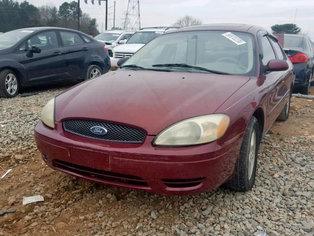 1FAFP55S94A140339 - 2004 FORD TAURUS SES BURGUNDY photo 2