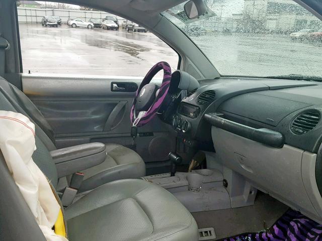 3VWDD21C71M436317 - 2001 VOLKSWAGEN NEW BEETLE 银色 照片 5