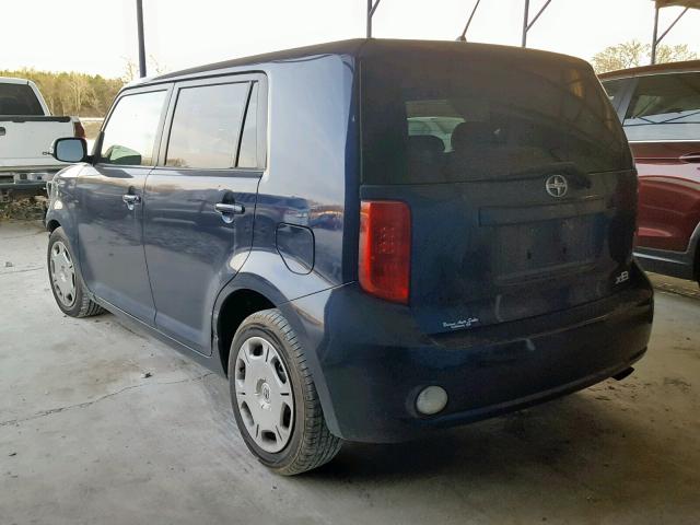 JTLKE50EX81031849 - 2008 TOYOTA SCION XB BLUE photo 3