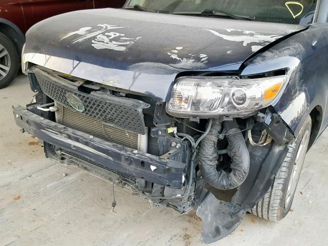 JTLKE50EX81031849 - 2008 TOYOTA SCION XB BLUE photo 9