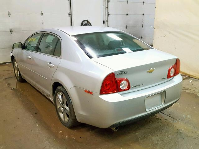 1G1ZC5E08AF151521 - 2010 CHEVROLET MALIBU 1LT SILVER photo 3