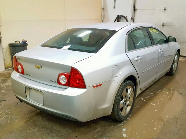 1G1ZC5E08AF151521 - 2010 CHEVROLET MALIBU 1LT SILVER photo 4
