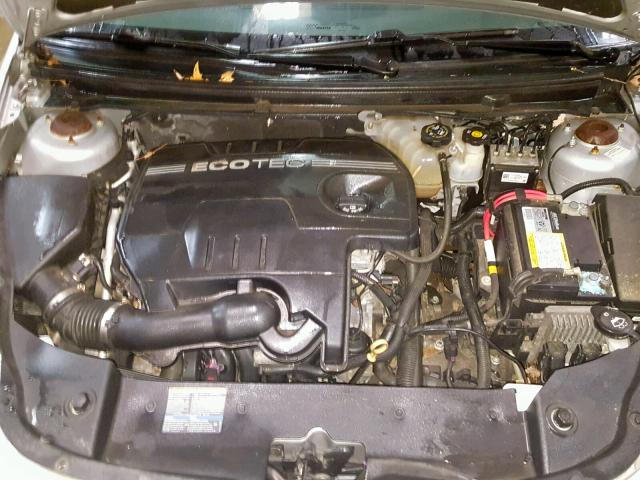 1G1ZC5E08AF151521 - 2010 CHEVROLET MALIBU 1LT SILVER photo 7