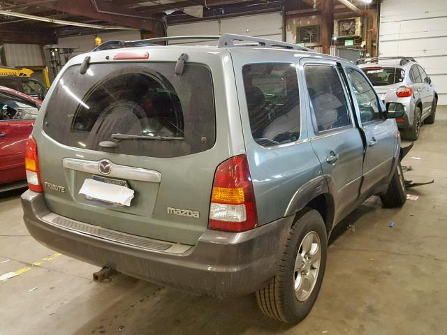 4F2CZ96153KM50405 - 2003 MAZDA TRIBUTE ES 绿色 照片 4