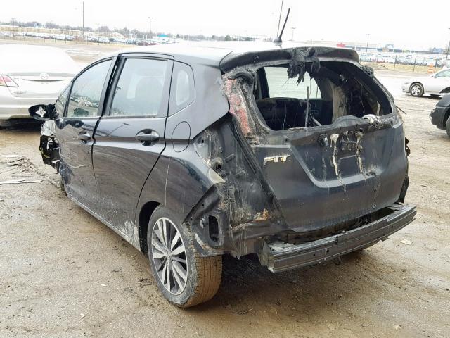 3HGGK5H87HM703492 - 2017 HONDA FIT EX BLACK photo 3