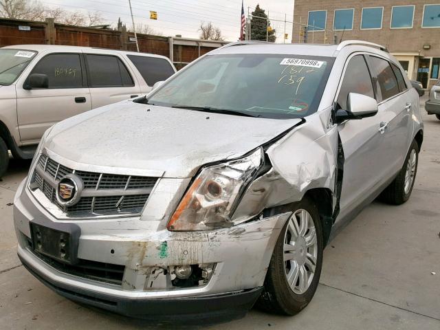 3GYFNDEY5BS587514 - 2011 CADILLAC SRX LUXURY SILVER photo 2