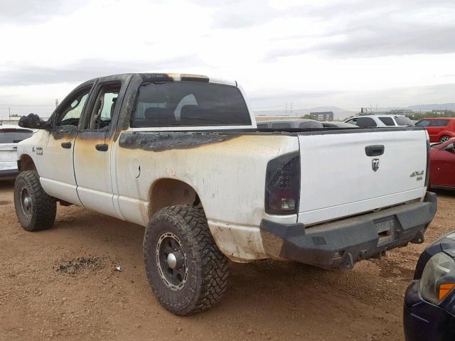 1D7KS28C77J524835 - 2007 DODGE RAM 2500 S თეთრი ფოტო 3