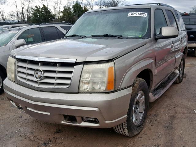 1GYEK63N12R101521 - 2002 CADILLAC ESCALADE L GOLD photo 2