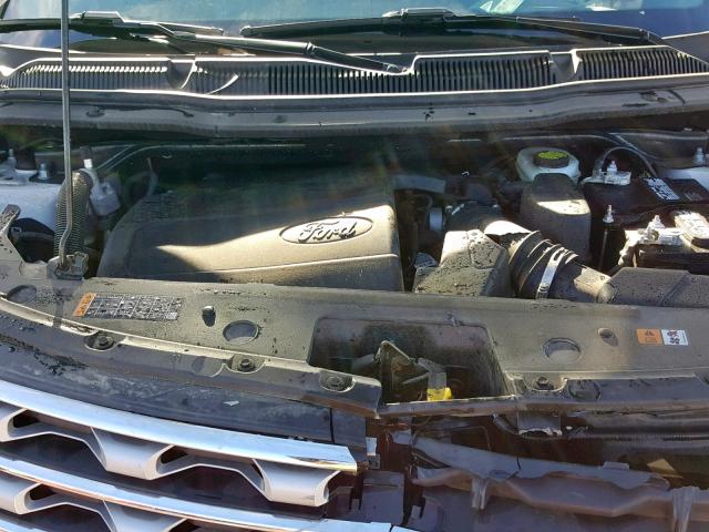 1FM5K8F81GGA20010 - 2016 FORD EXPLORER L WHITE photo 7