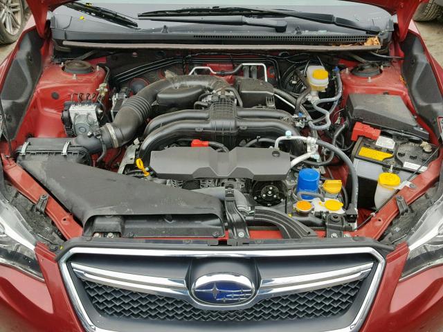 JF2GPABC5H8265177 - 2017 SUBARU CROSSTREK BURGUNDY photo 7