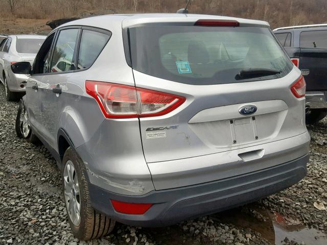 1FMCU0F79DUB88906 - 2013 FORD ESCAPE S SILVER photo 3