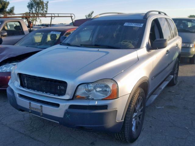 YV1CZ911551154083 - 2005 VOLVO XC90 T6 SILVER photo 2