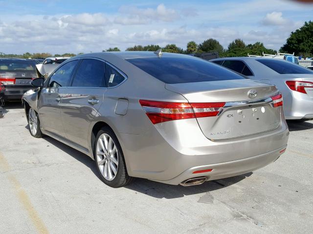 4T1BK1EB0EU078048 - 2014 TOYOTA AVALON BAS GOLD photo 3