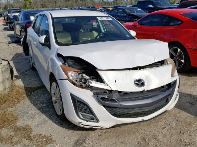 JM1BL1H55A1200728 - 2010 MAZDA 3 S WHITE photo 1