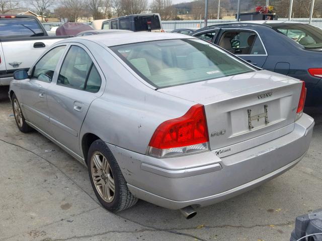 YV1RS592562553155 - 2006 VOLVO S60 2.5T WHITE photo 3