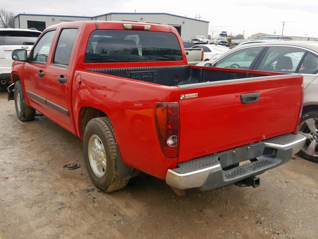 1GCCS33E088199516 - 2008 CHEVROLET COLORADO L RED photo 3