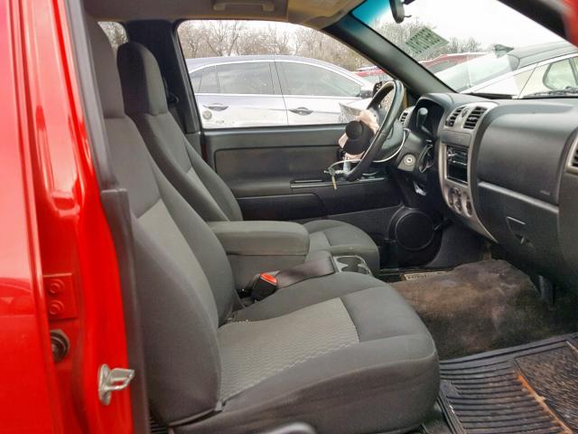 1GCCS33E088199516 - 2008 CHEVROLET COLORADO L RED photo 5