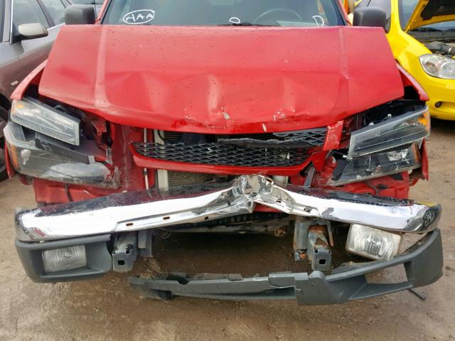 1GCCS33E088199516 - 2008 CHEVROLET COLORADO L RED photo 9