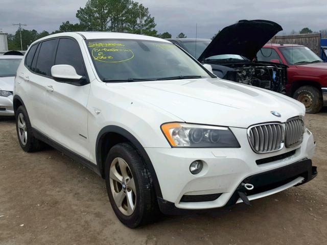 5UXWX5C57BL704447 - 2011 BMW X3 XDRIVE2 WHITE photo 1